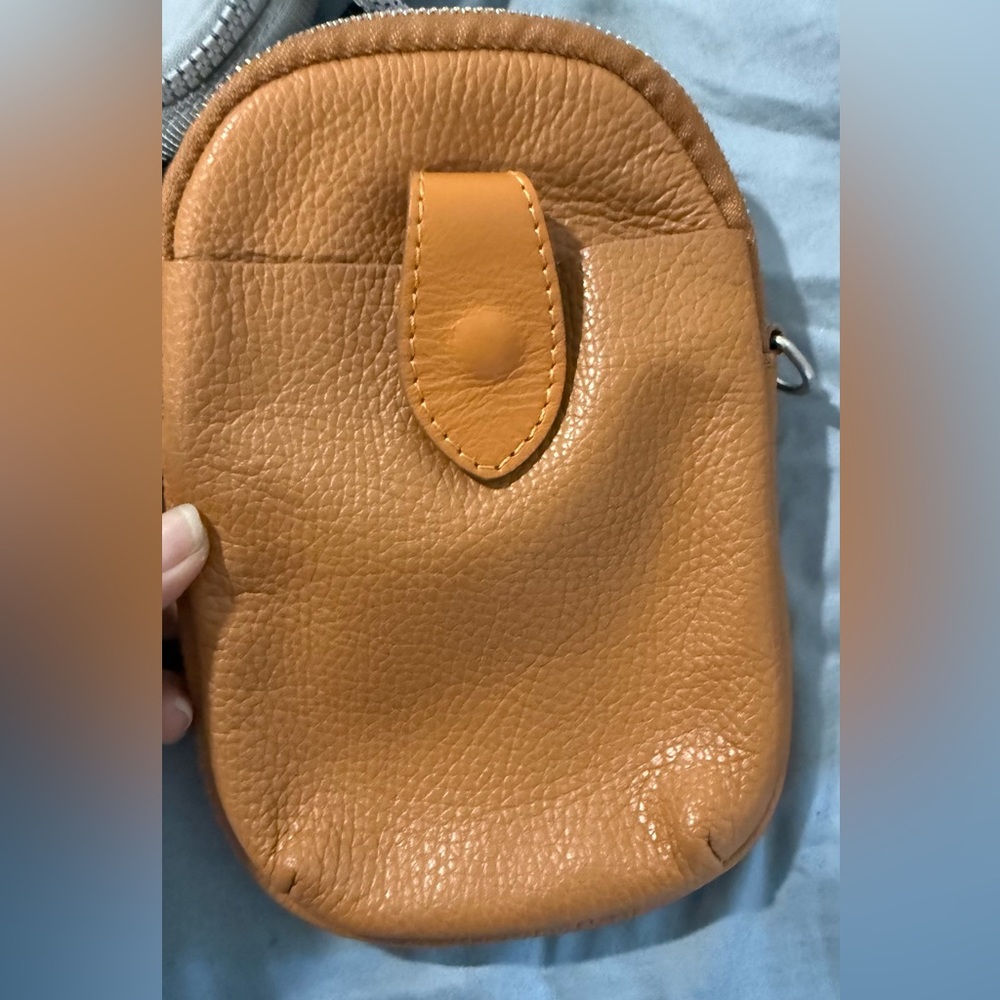 Chic Tan Mini Leather Bag